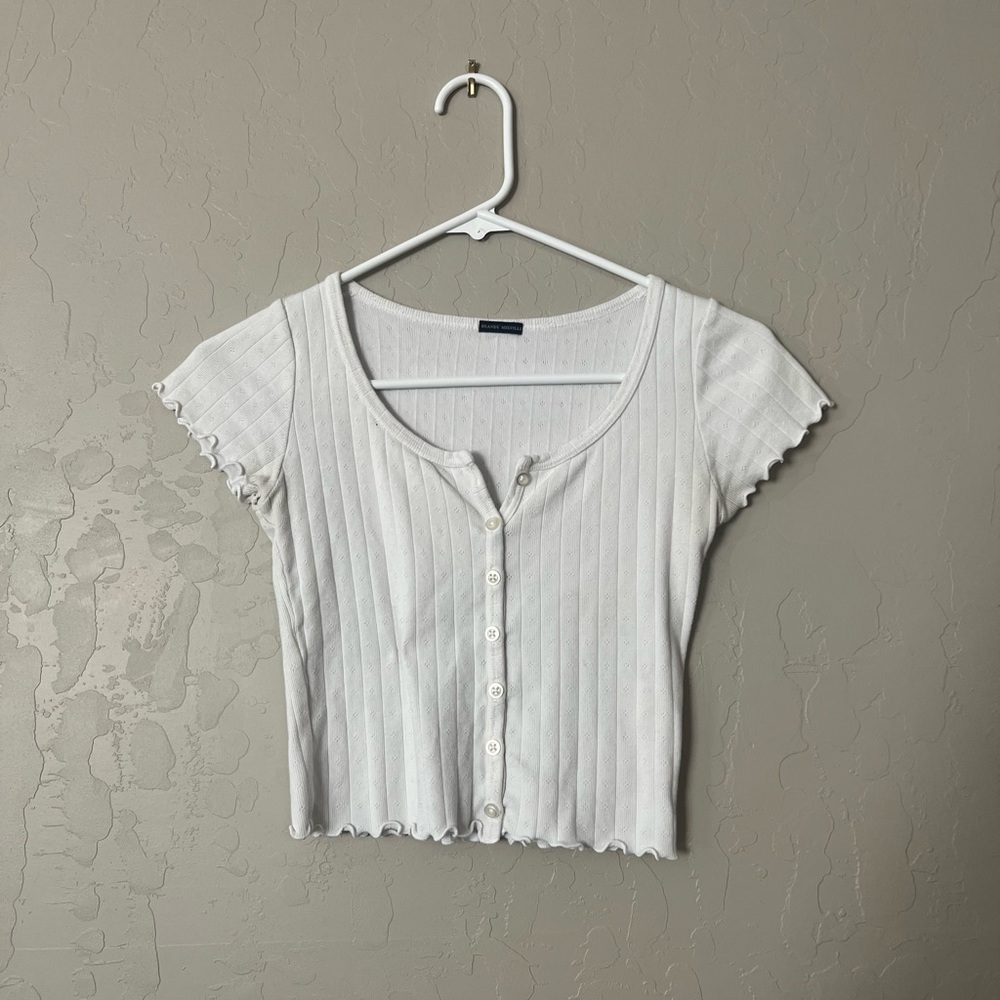 White Adjustable - Brandy Melville T-Shirt